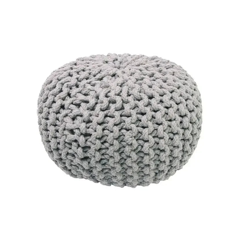 Puf infantil de algodón Lili · Gris