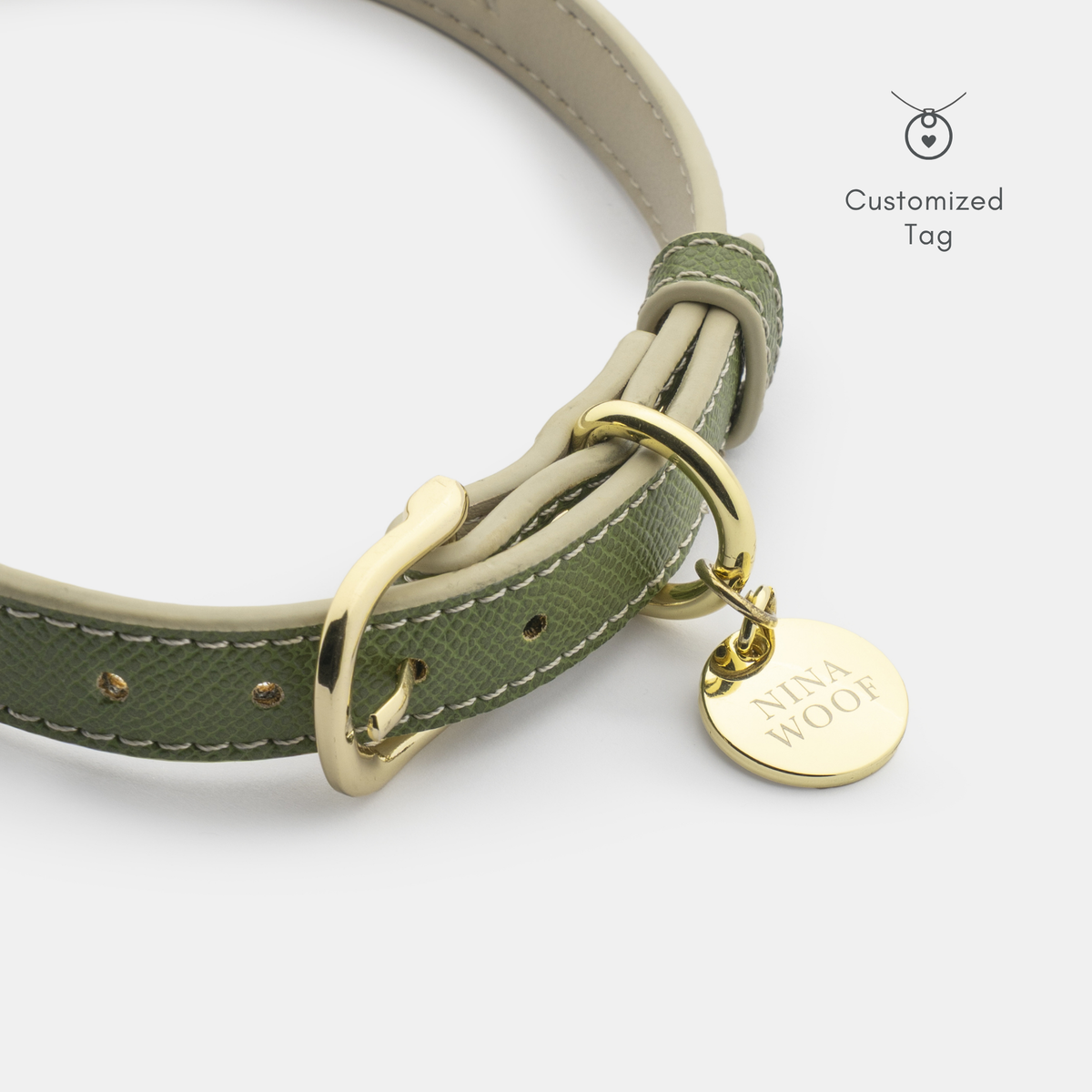 Collar para perro Copenhague · Oliva