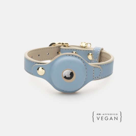 Collar para perro con soporte para AirTag · Azul
