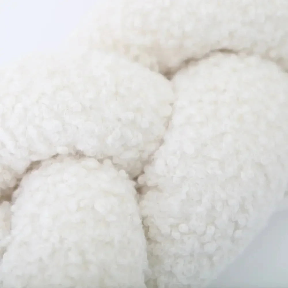 Trenza protectora para capazo · Bouclé blanco