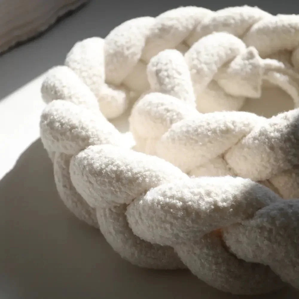 Trenza protectora para capazo · Bouclé blanco